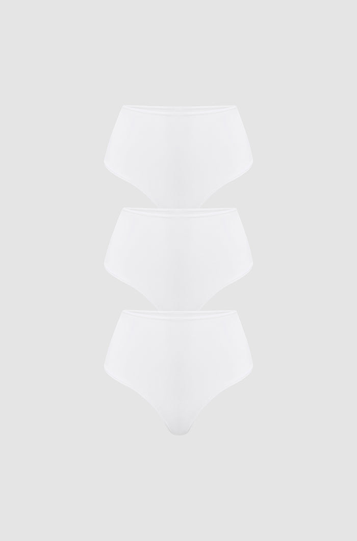 White (3pack) / XXS