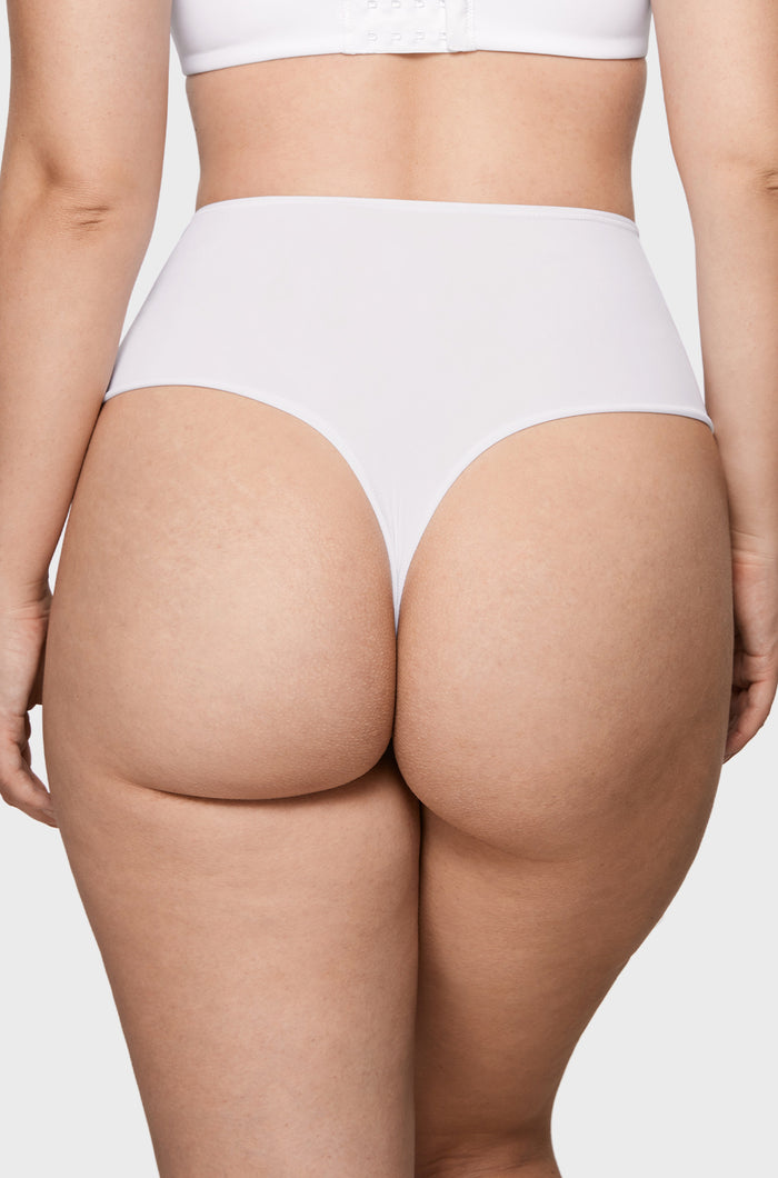 Women's Cozy High Waisted Thongs 3 Pack Basic (3pack)