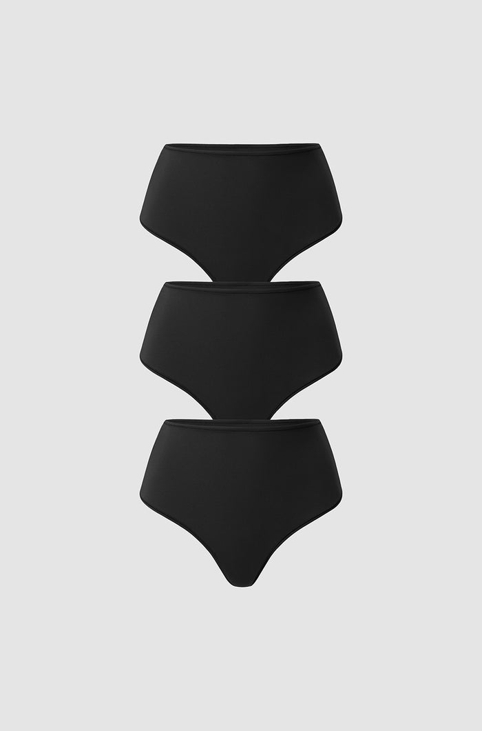 Black 3pack / XXS