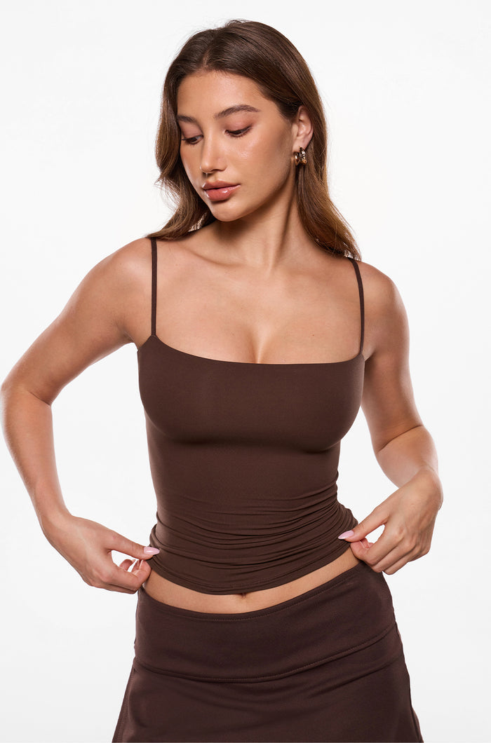 Inbarely® Soft Adjustable Double Lined Crop Camis