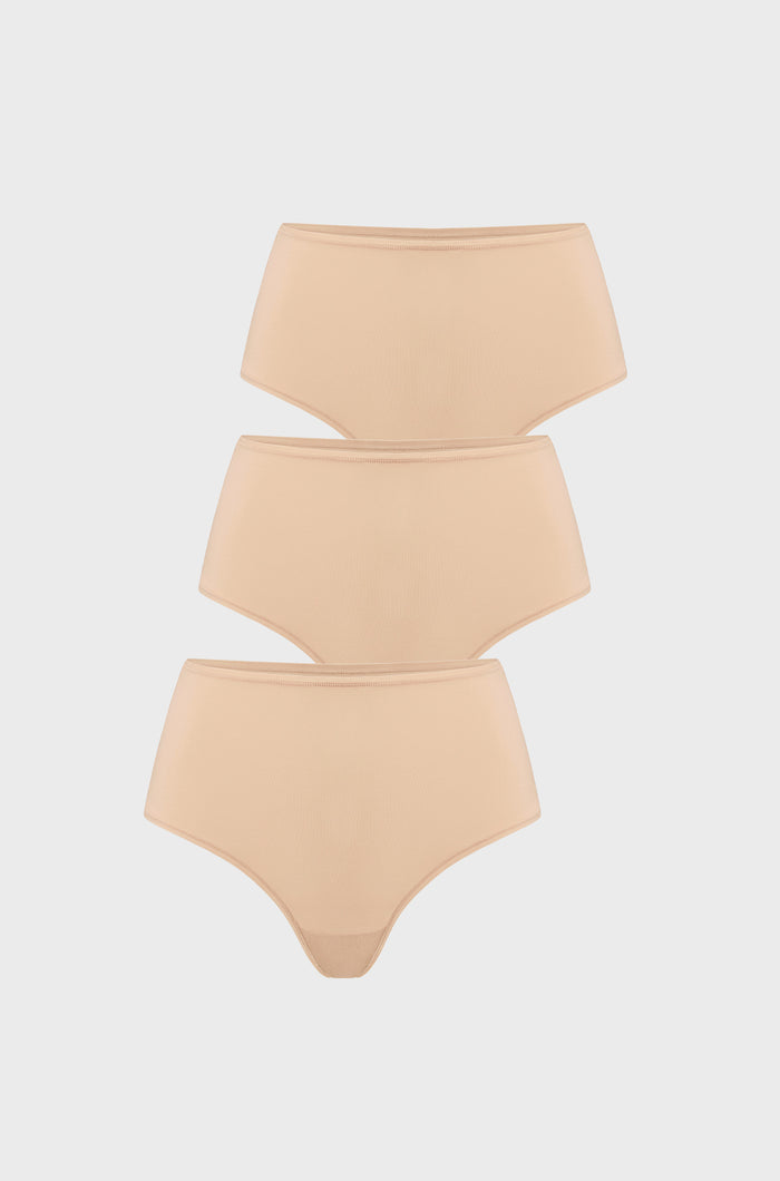 Warm Beige (3pack) / XXS