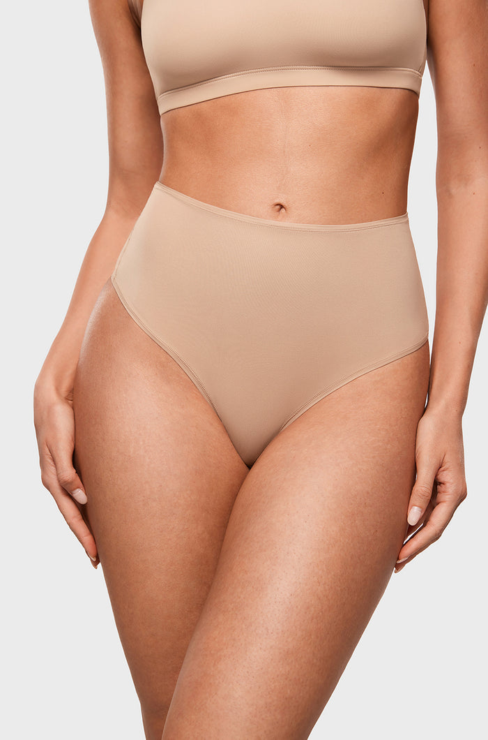 Women's Seamless High Rise Thongs 3 Pack Basic 5 (3pack)
