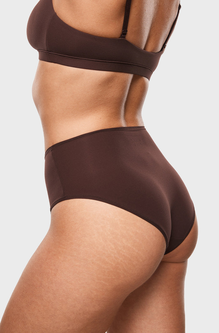 Women's Classic Mid Waist Full Briefs 3 Pack Basic 5 (3pack)