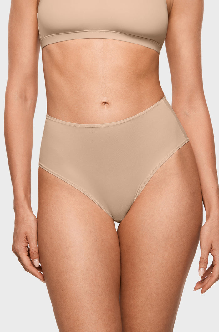 Women's Classic Mid Waist Full Briefs 3 Pack Basic 5 (3pack)