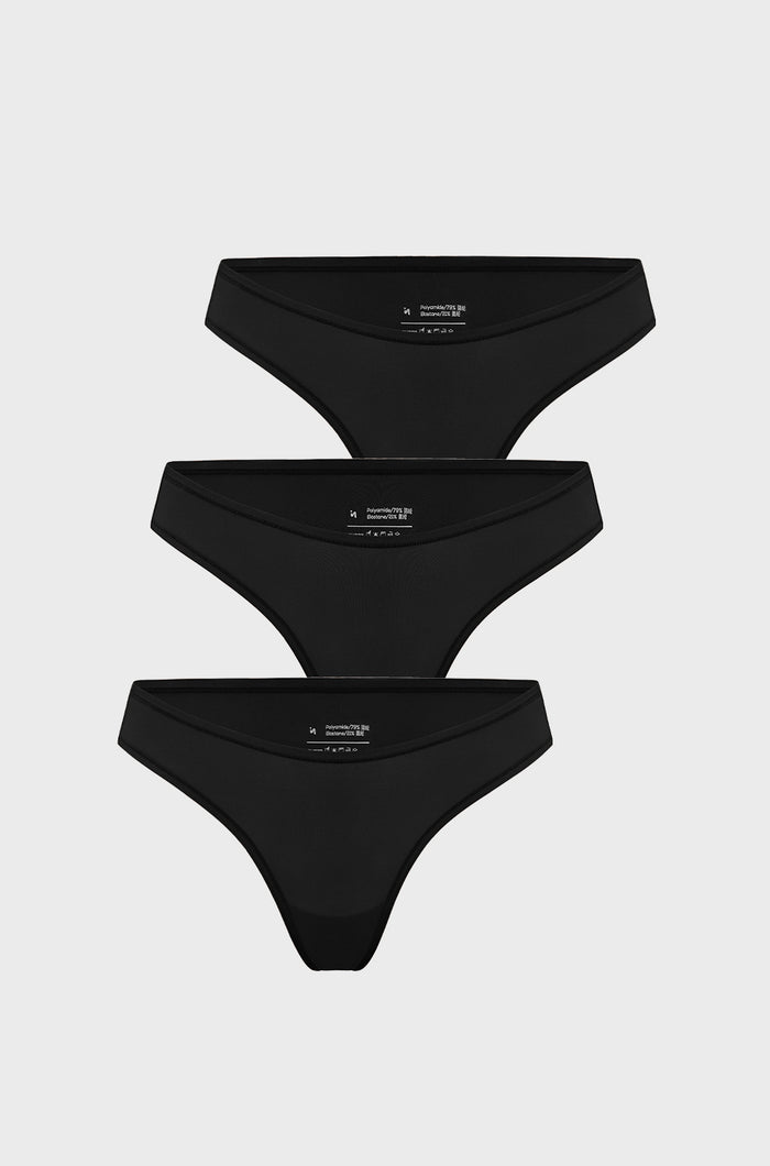 Black 3pack / XXS