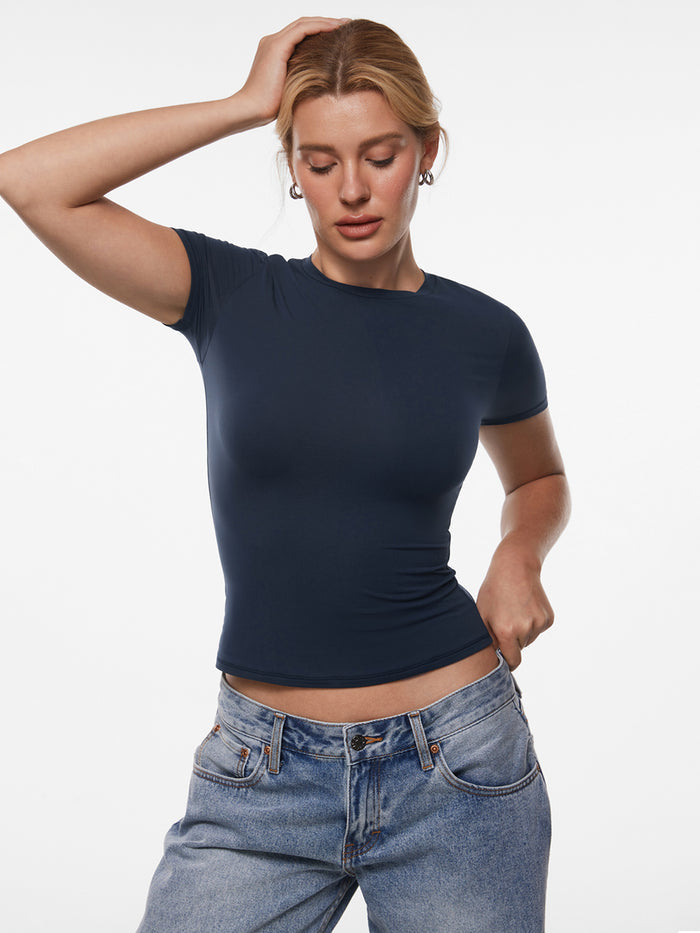 Inbarely® Ultra Double-Layer Short Sleeve Top