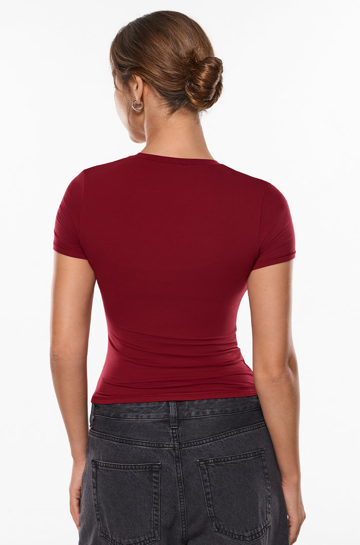 Inbarely® Ultra Double-Layer Short Sleeve Top