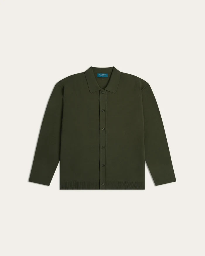 Jacquard Cardigan Dark Green