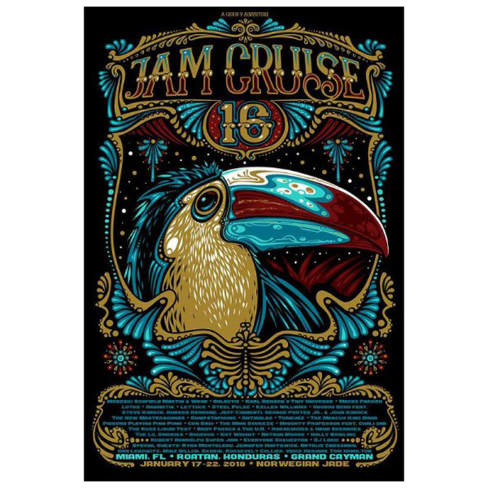 Jam Cruise 16 Toucan Poster (2018)