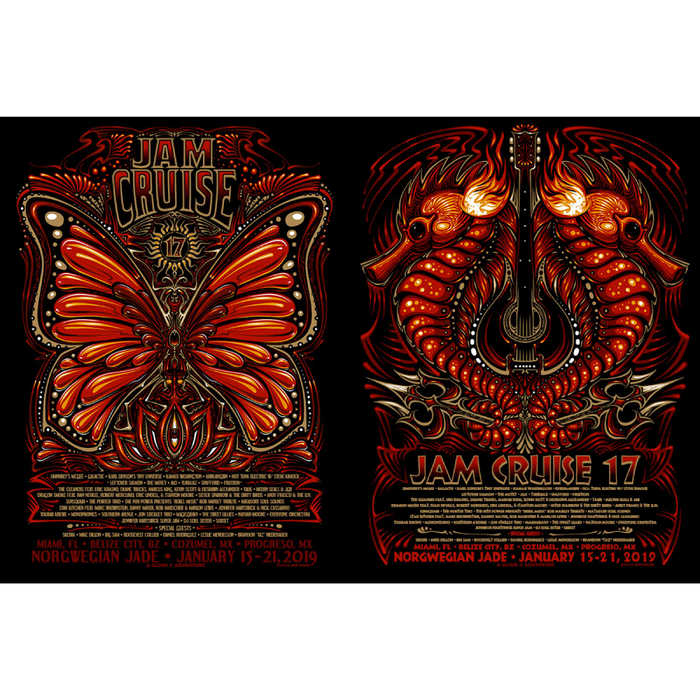 Jam Cruise 17 Uncut Poster