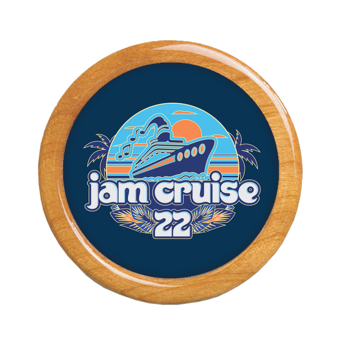 Jam Cruise 22 Wooden Coaster - Blue