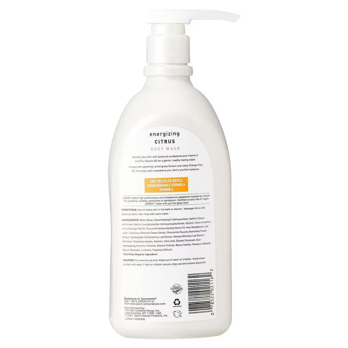 Jason Citrus Energizing Body Wash - 30 oz - 6 Pack