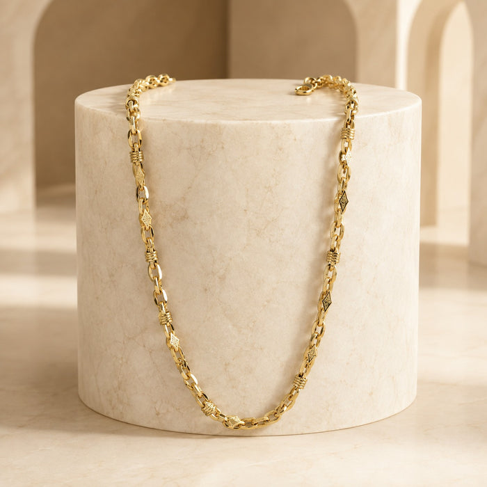 Kaju katli Gold chain