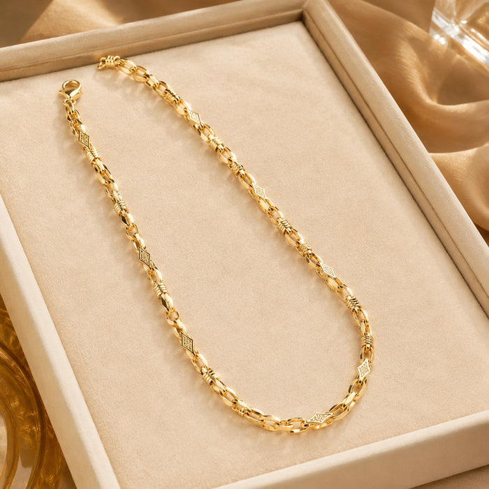 Kaju katli Gold chain