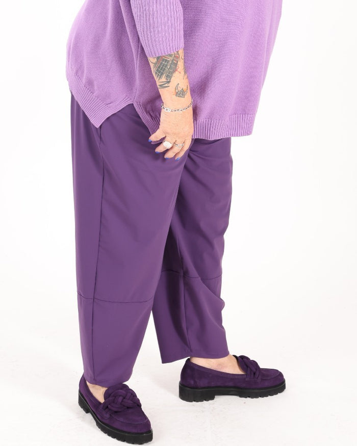 Katia aubergine pants - Maloka