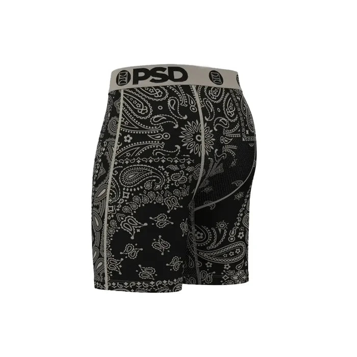 Khaki Paisley Boxer Briefs