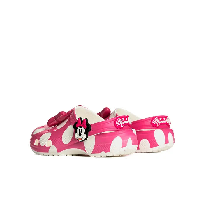 Kids Minnie Mouse Classic Clog 'Pink White'