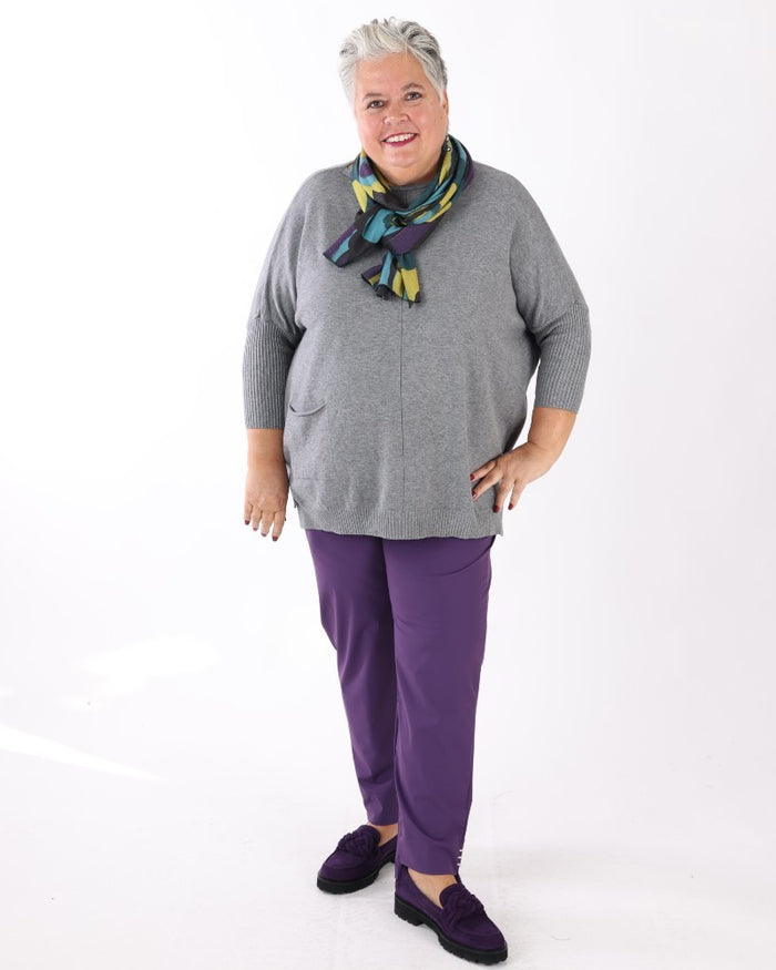 Kiska aubergine leggings - Maloka