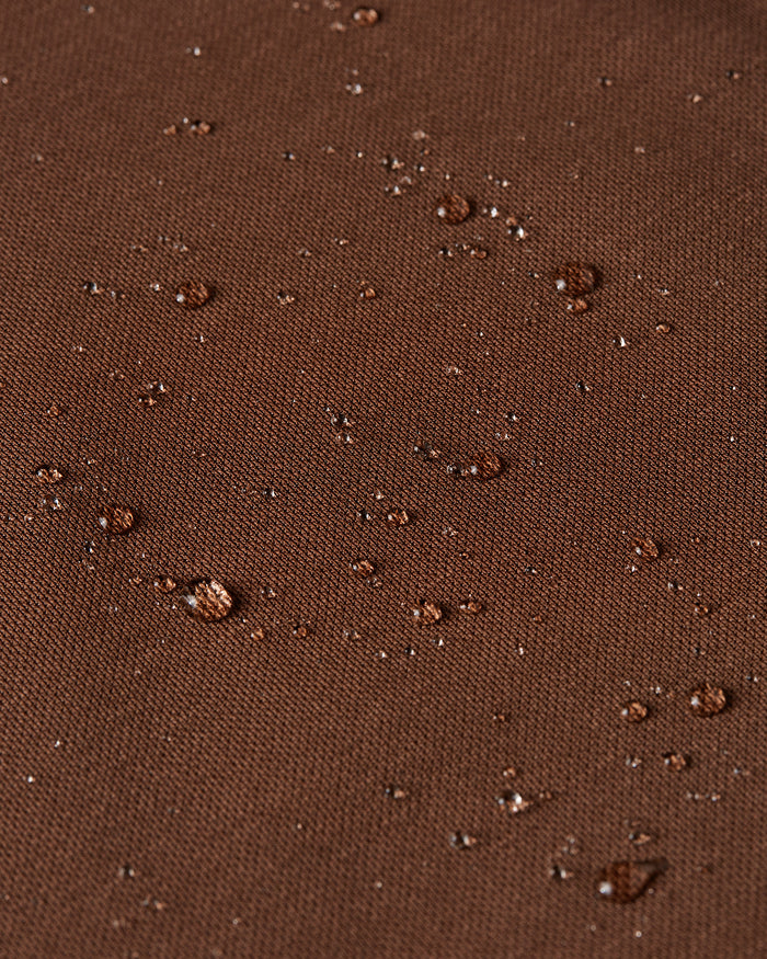 Knitted non-iron shirt Brown