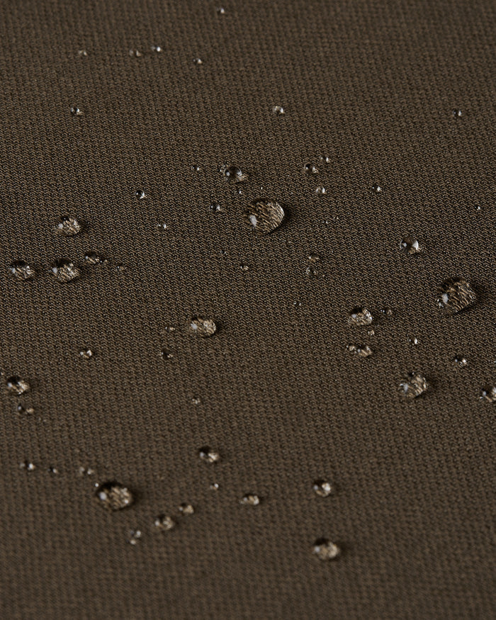 Knitted non-iron shirt Dark Brown