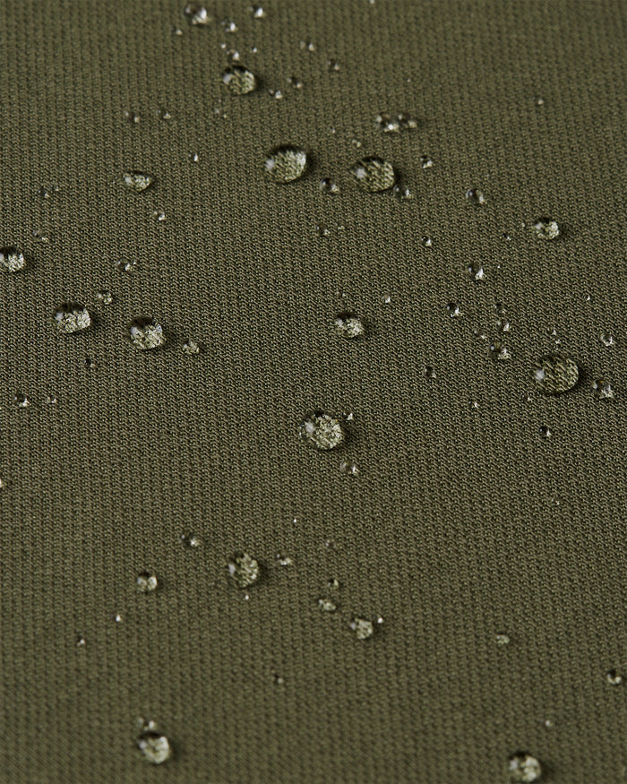 Knitted non-iron shirt Dark Olive