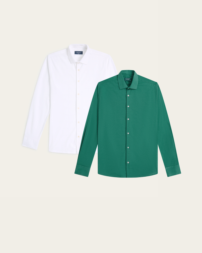 Knitted non-iron shirt seasonal bundle