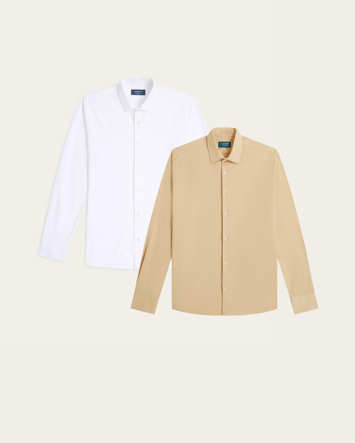 Knitted non-iron shirt seasonal bundle