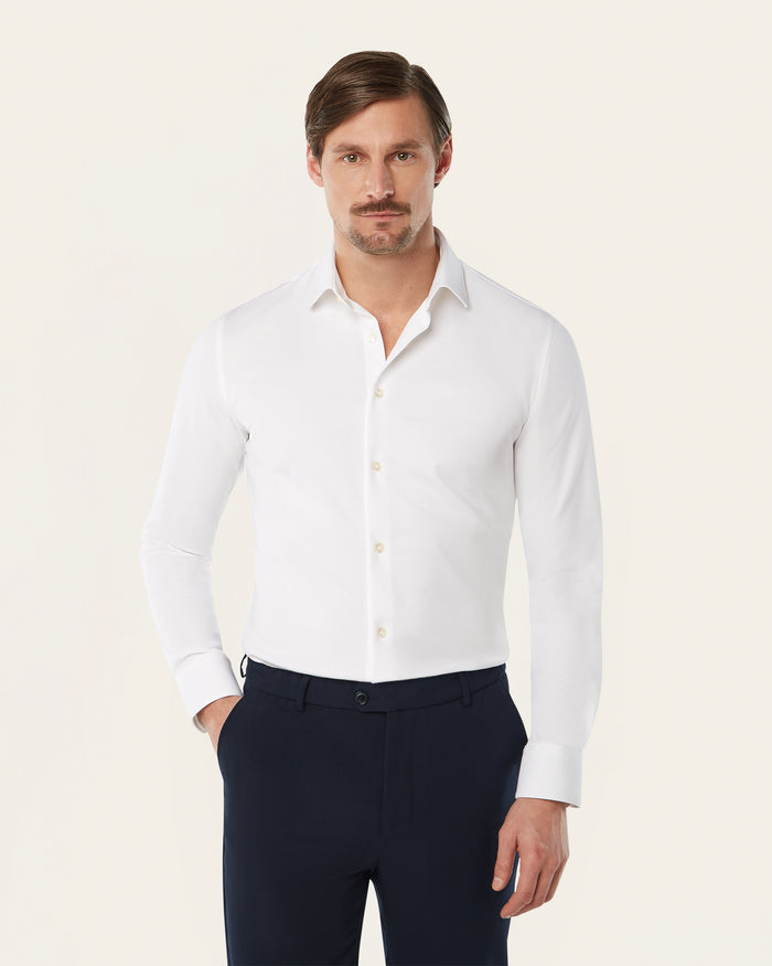 Knitted & Twill shirt 2-pack bundle