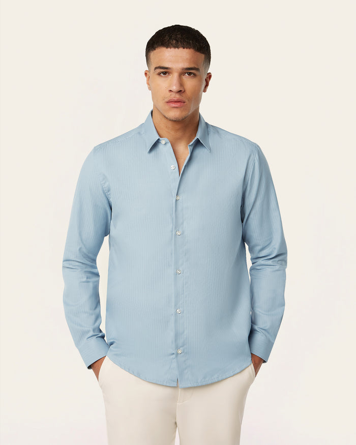 Knitted & Twill shirt 2-pack bundle