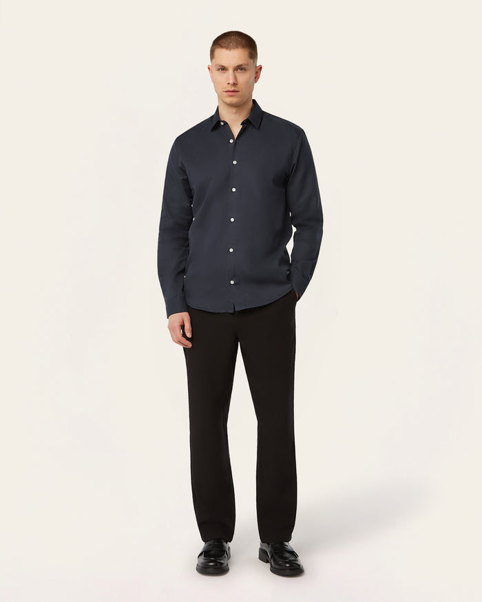 Knitted & Twill shirt 2-pack bundle
