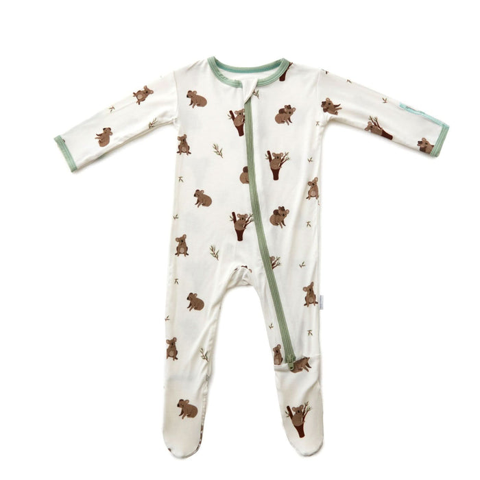 Koala Zippered Footie