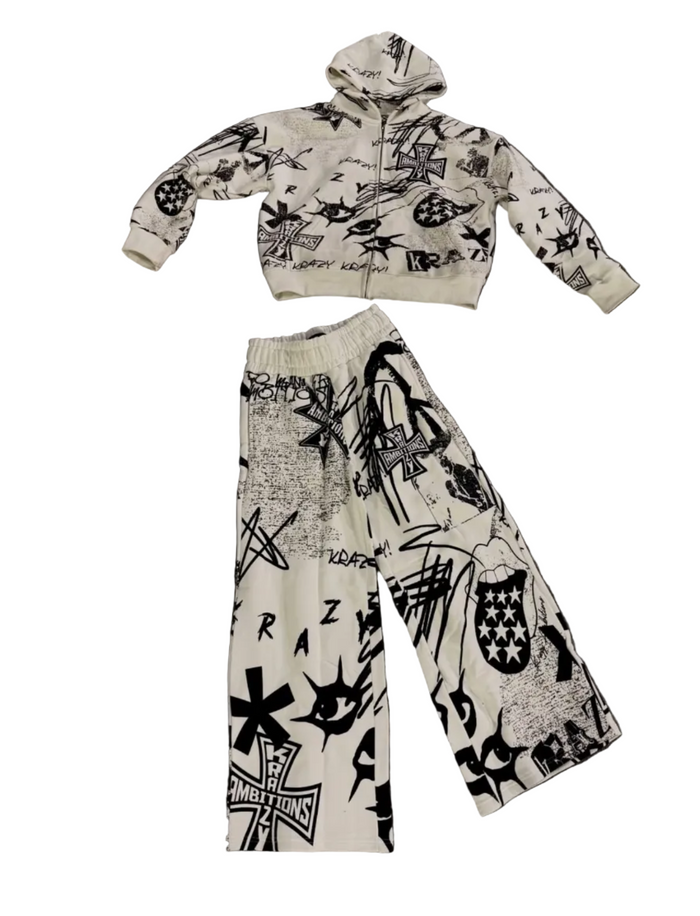 Krazy Ambitions Graffiti Sweatsuit