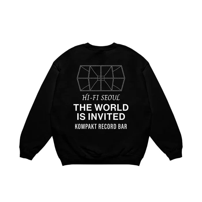 KRB The World Is Invited Crewneck 'Black'