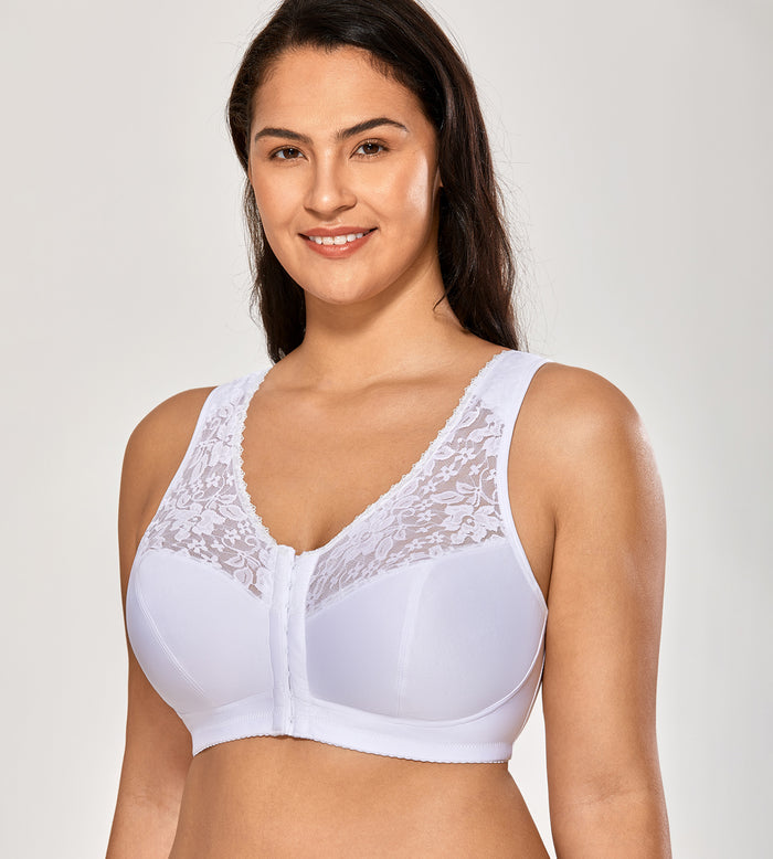Lace Full Coverage Front Closure Bra