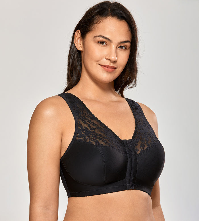 Lace Full Coverage Front Closure Bra