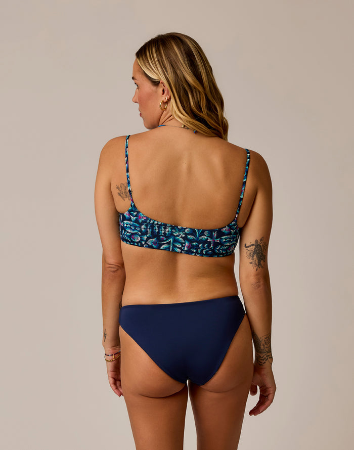 Landry Reversible Bottom: Tahiti/Navy