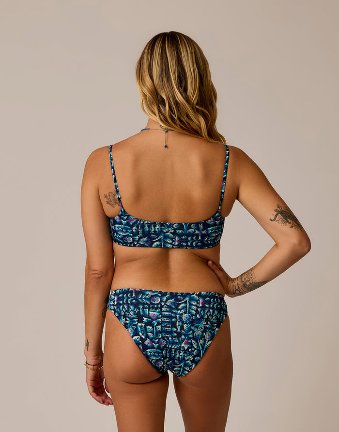 Landry Reversible Bottom: Tahiti/Navy