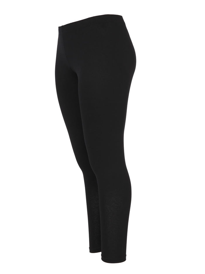 Leggings noirs basiques en viscose - Mat