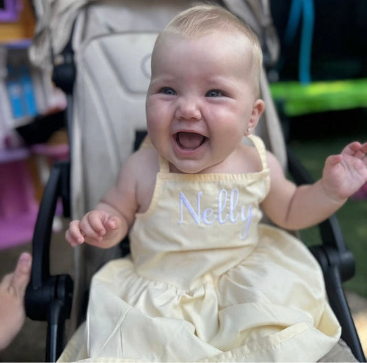 Lemon Strappy Dress