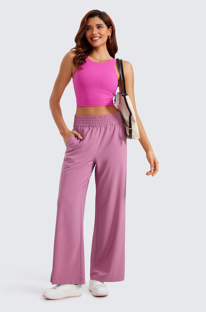 Lightweight Wide Leg Pants 30"