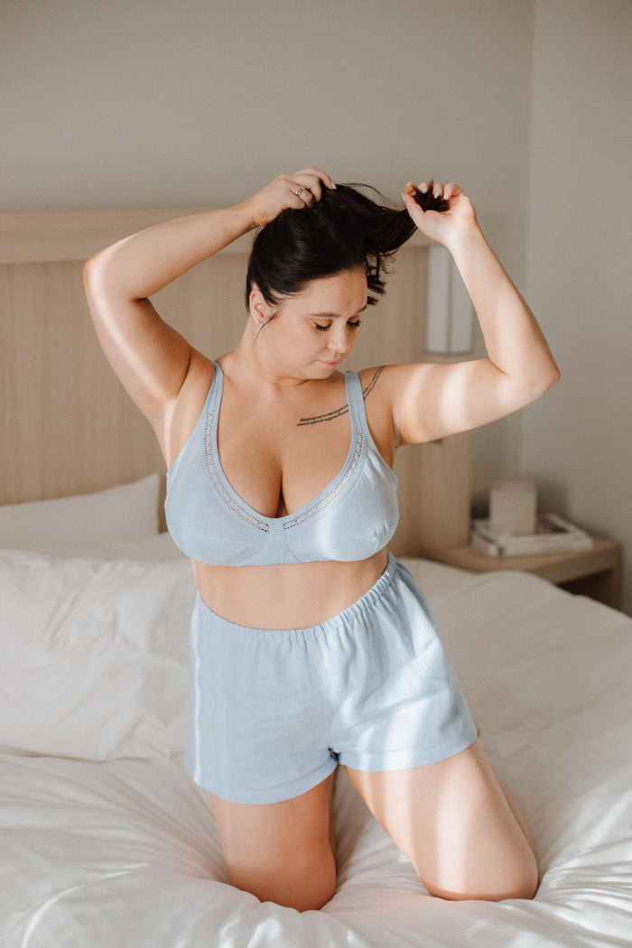 Linen 3/4 Cup Bra CRYSTAL