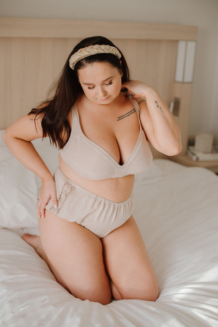 Linen Plus Size Panties GRACE