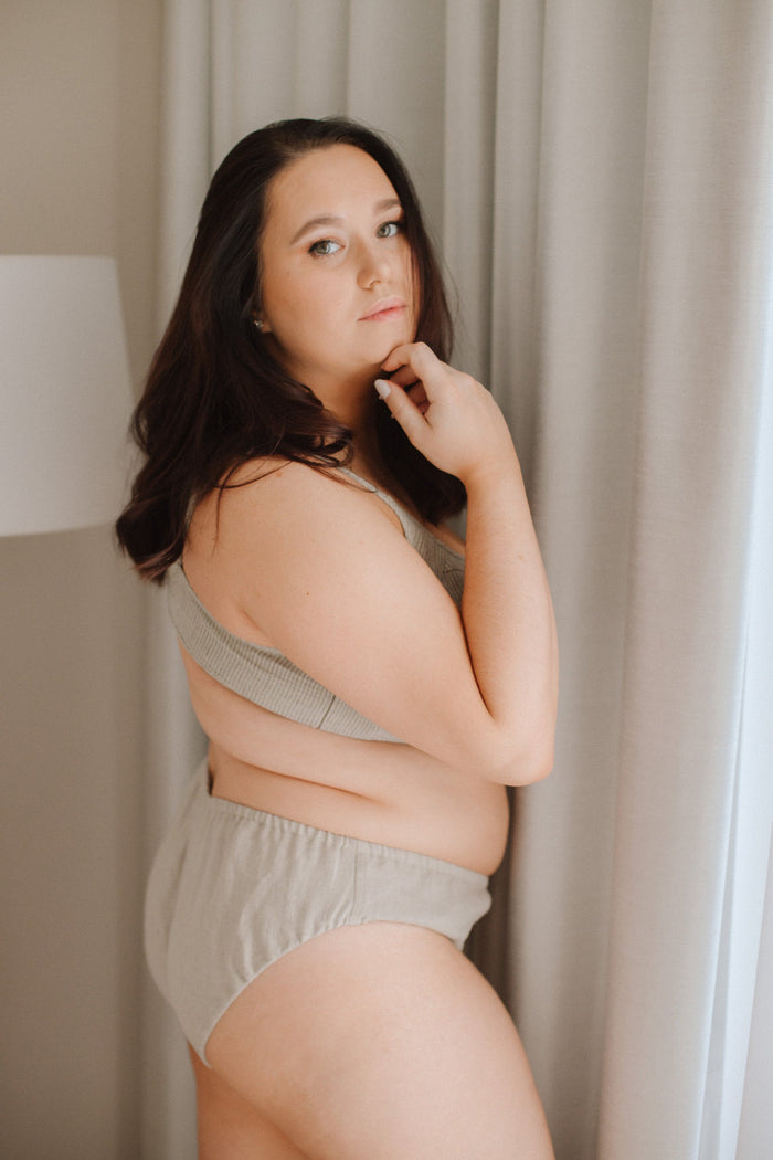 Linen Plus Size Panties HAZEL