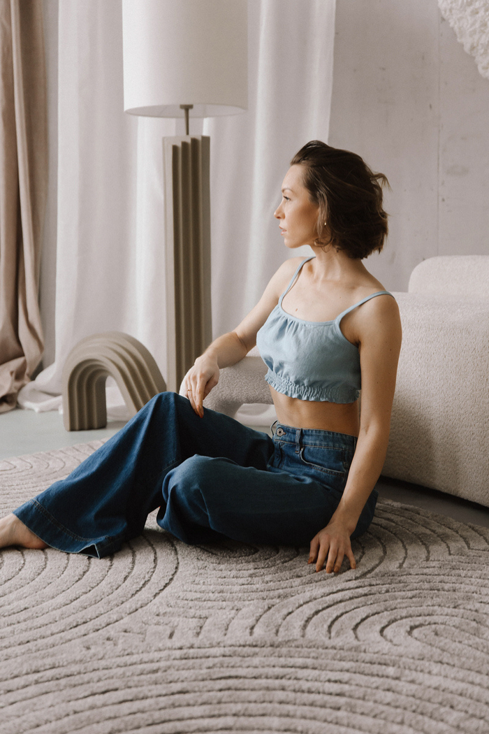 Linen Tank Bra DAKOTA