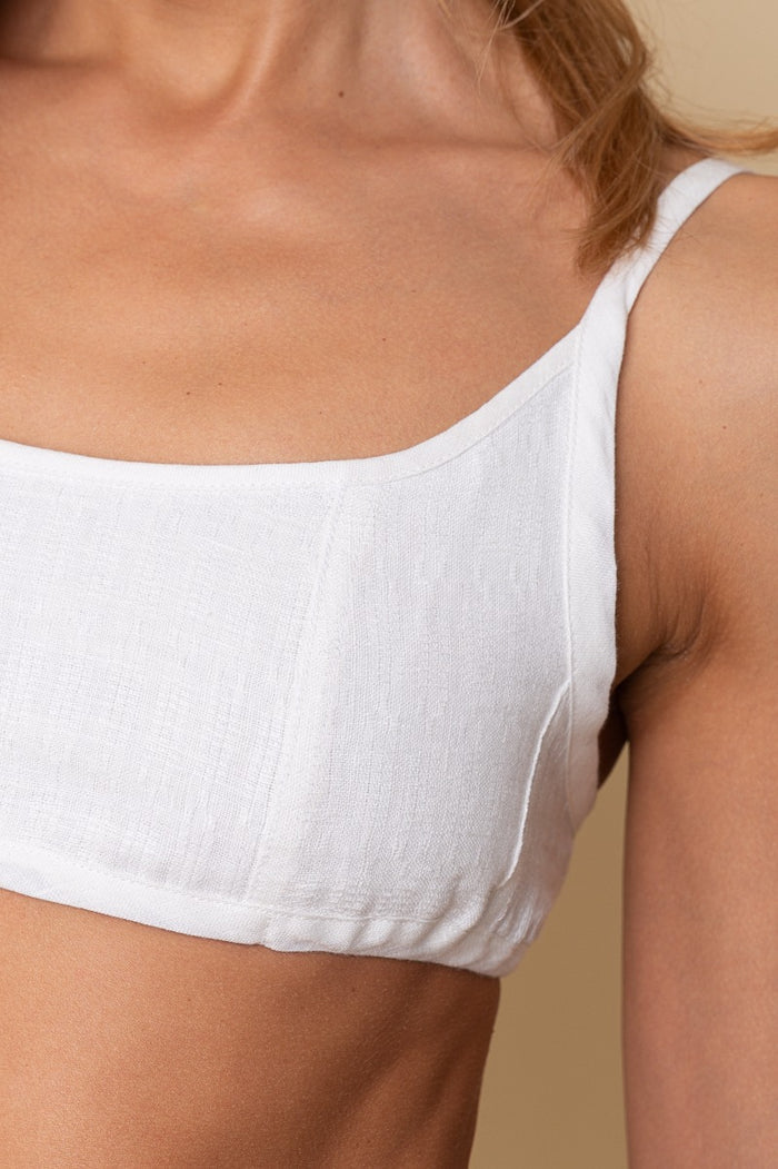 Linen Tank Bra MADELYN