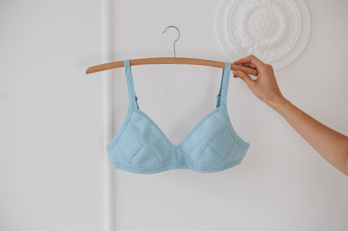 Linen Triangle Bra GISELLE