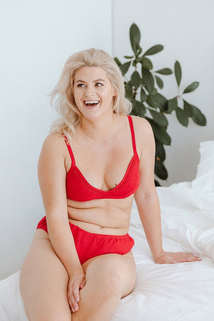 Linen Triangle Bra MONICA