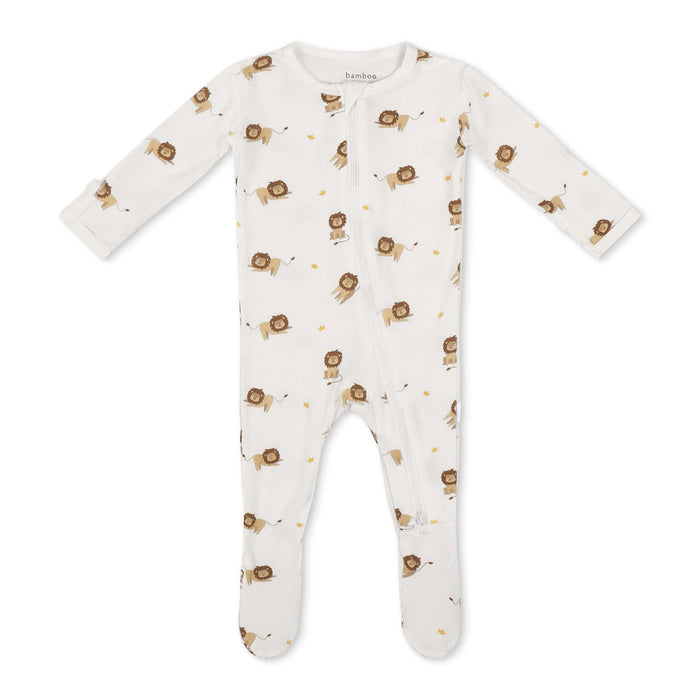 Lion Zippered Footie