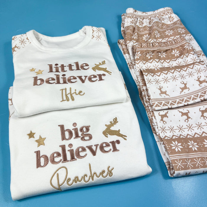 Little Believer Reindeer Pyjamas