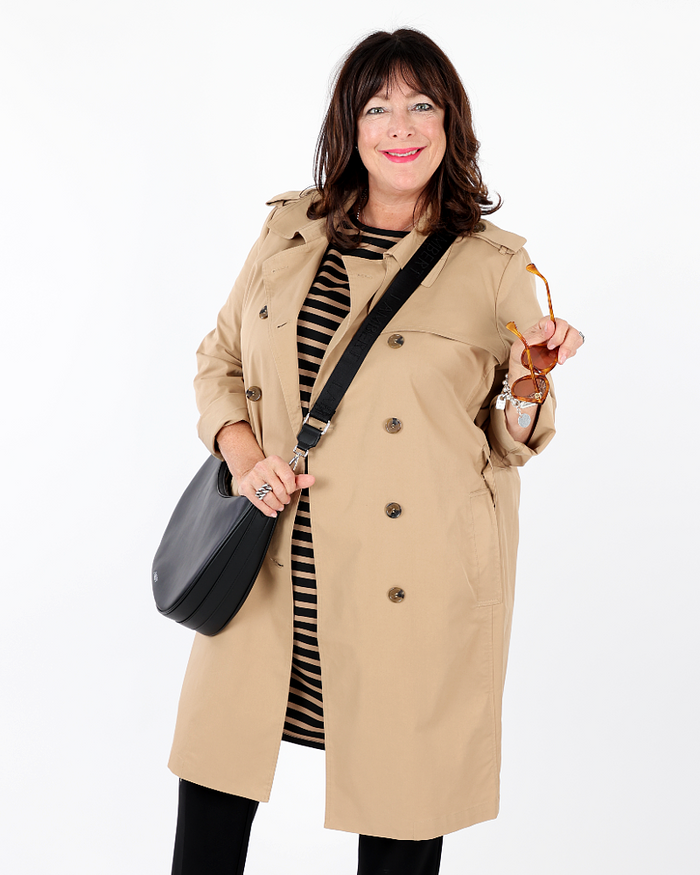 Long Light Camel Coat - Yesta